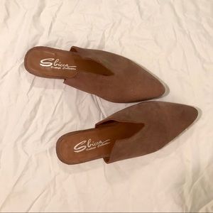 Sbicca mule flats EUC, size 8
